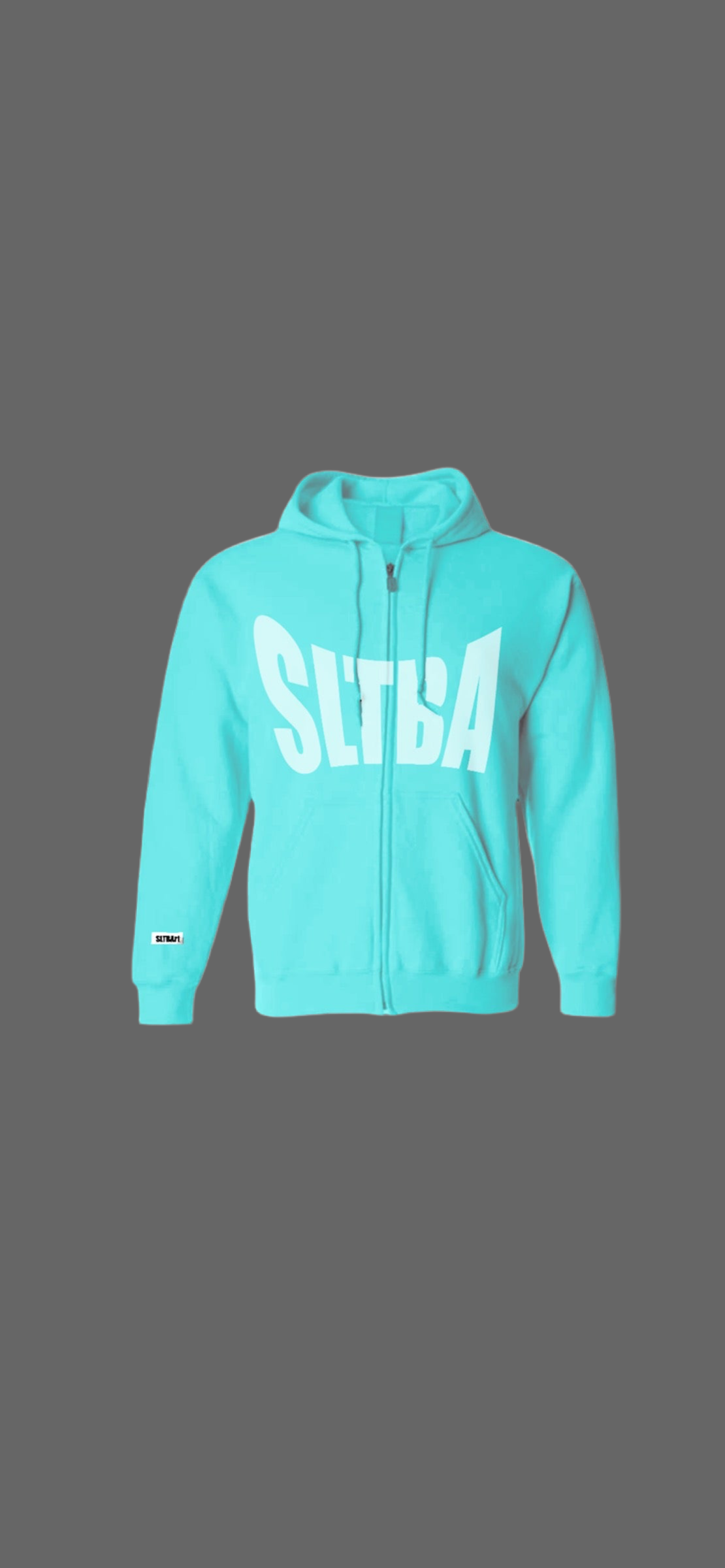 “Patched” zip-up (teal)