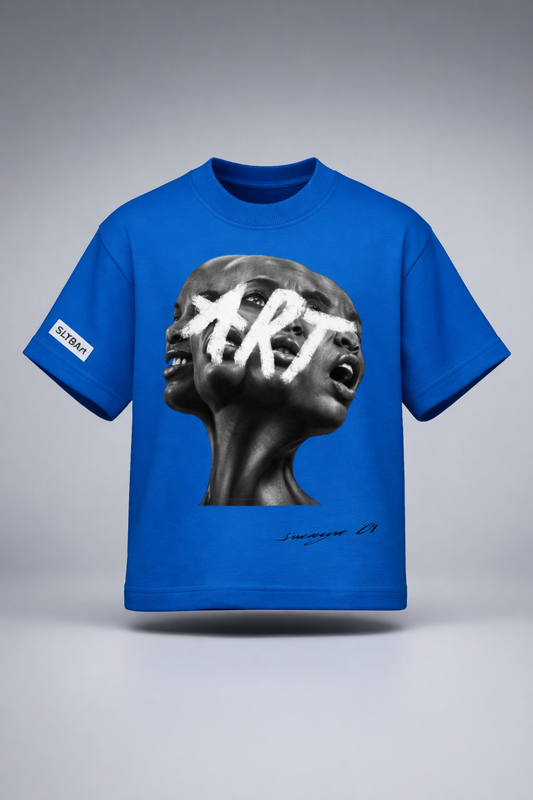 “MOODSWINGS” Blue Tee